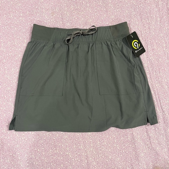 Champion Pants - Champion Gray Skirt with Pockets